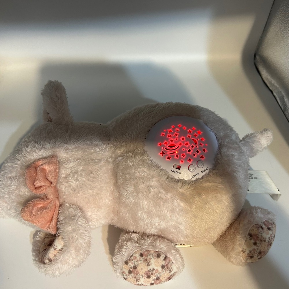 Dreamgro Pink Elephant Plush Soother Star Light Projector Music‎ DH148-PK